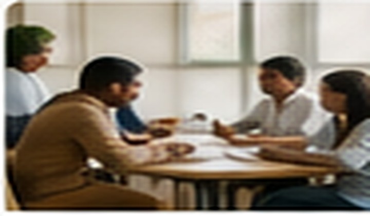 Organization team meeting and project follow-up